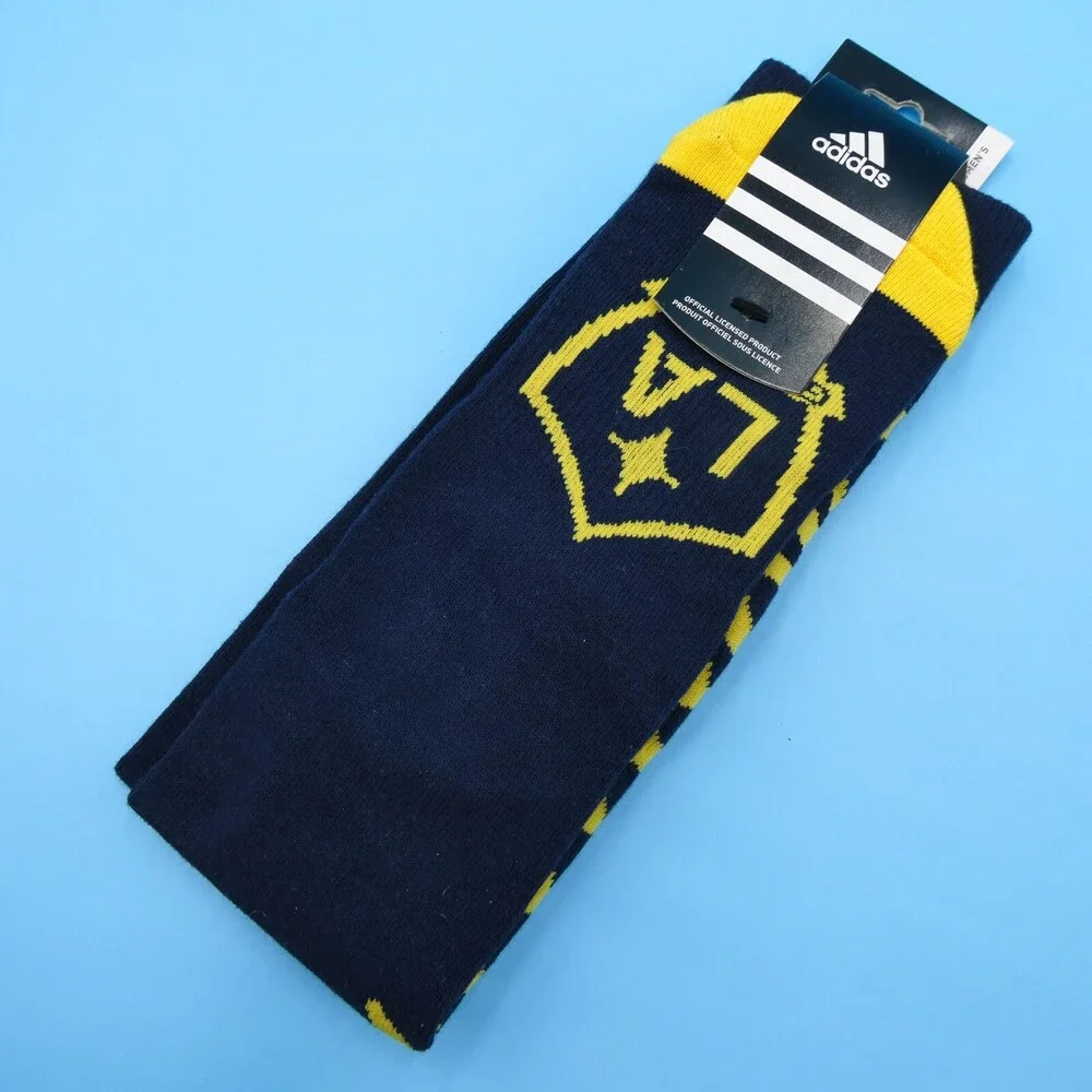 LA Galaxy Crew Socks Womens One Size‎ Adidas Blue Soccer Sports Mid Y2K Tube New